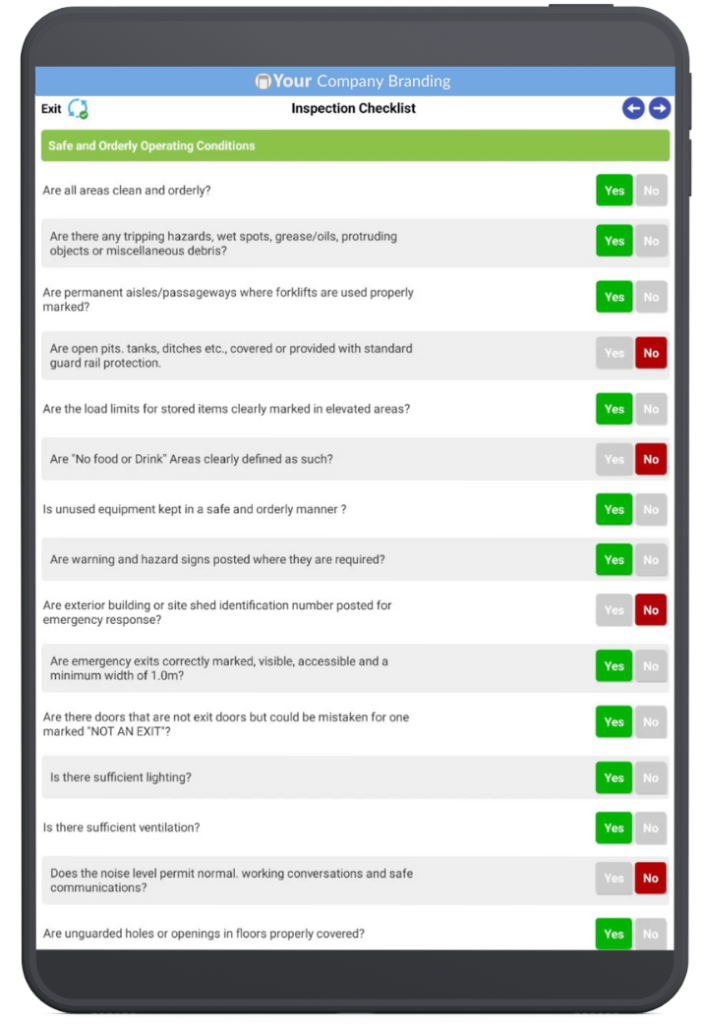 White Label Inspection Checklist