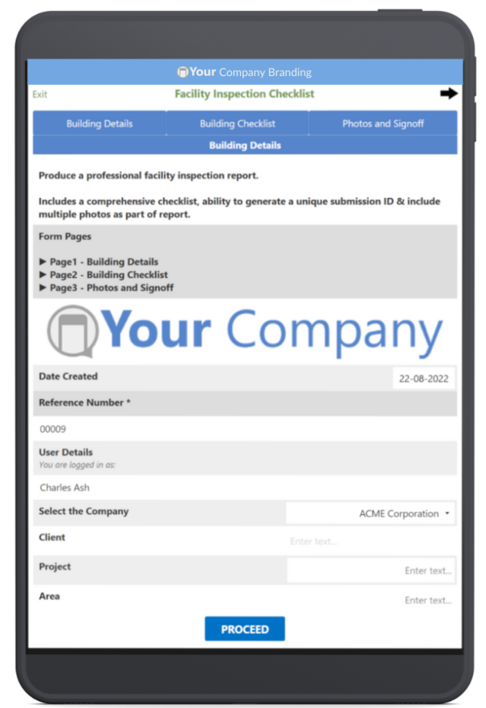 Facility Inspection Checklist