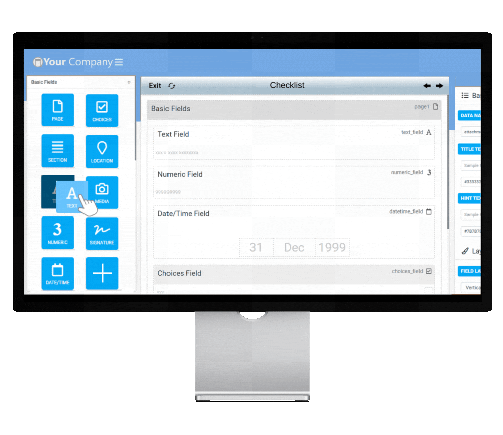 Field Types For Every Use Case
Gif to showcase Appenate's no code apps